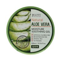 Jigott Natural Aloe Vera Moisture Soothing Gel гель универсальный с экстрактом алоэ 300 мл